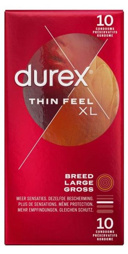 Durex Kondome extra dünn XL 10 Stück Produktbild 