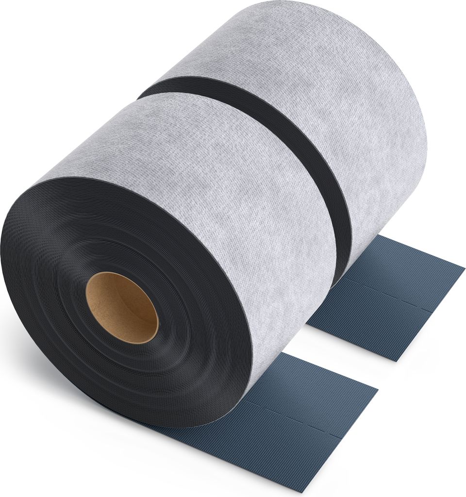 Isolbau Butylband - 40m - Selbstklebendes Butyl-Klebeband - Elastisches Butyl-Dichtband, Wasserdichte Abdichtungsband, Reparaturband