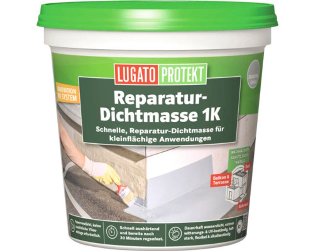Lugato Protekt Reparaturdichtmasse 1K 1 kg Produktbild 