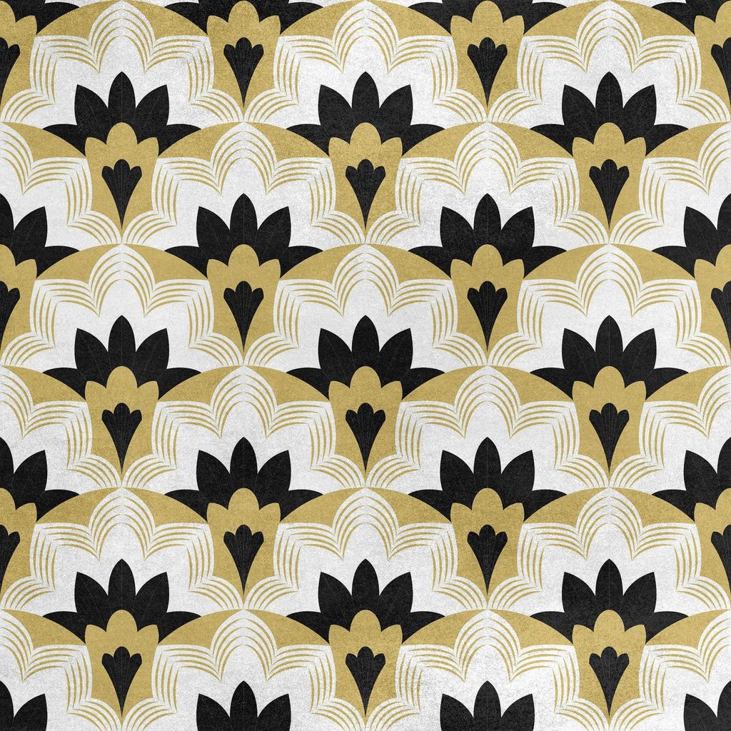Royal Samt Stoff Polyester Zum Nähen - Motiv Asiatisch - goldene Schuppen