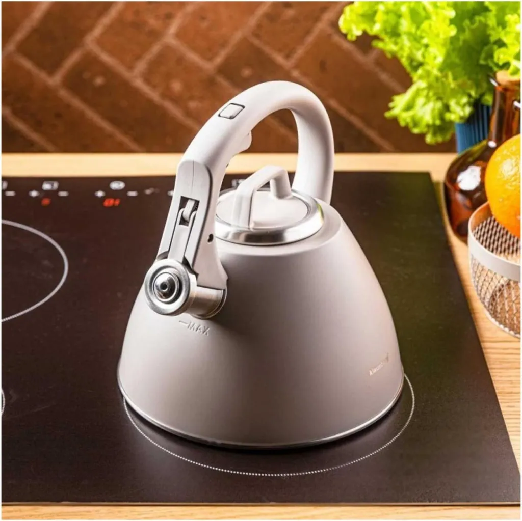 Klausberg KB-7368 Bollitore con fischietto 2,7L in acciaio inossidabil