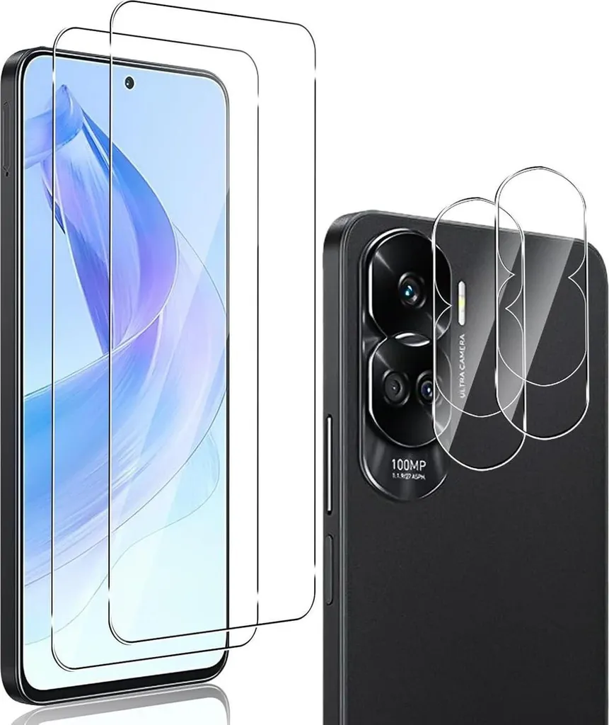Cadorabo 3x Pellicola Oppo A91 - Vetro Temperato Full Cover Nero