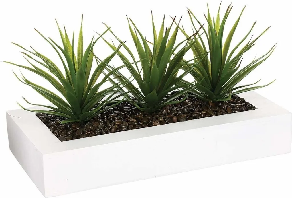 Décorer son Bureau avec cet Aloe Vera Artificiel en Pot Herbeux