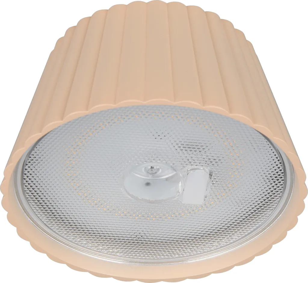 Lampadaire LED en métal couleur sable avec variateur tactile IP44 H123 - 7