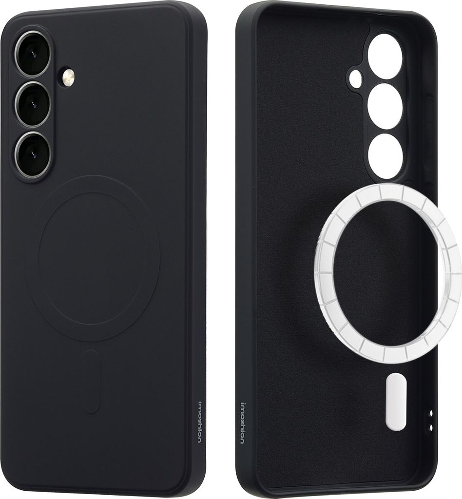 imoshion Color Back Cover mit MagSafe Samsung Galaxy S24 FE - Schwarz