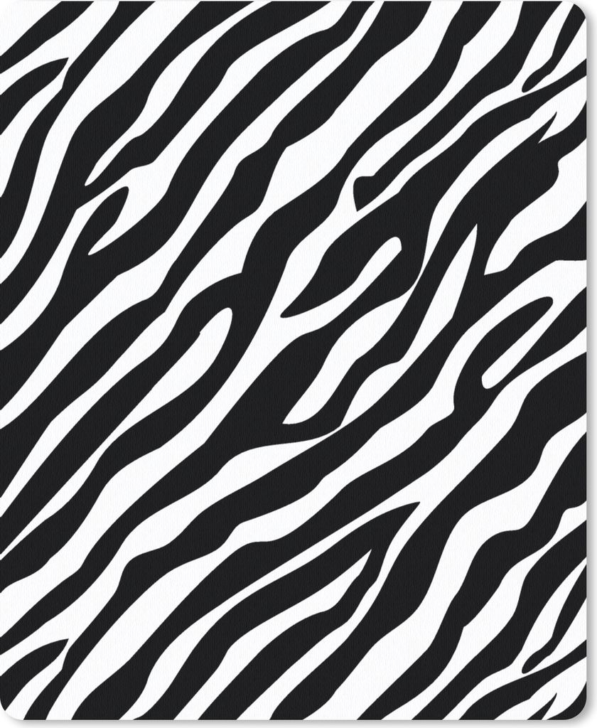 MuchoWow Mauspad Mousepad Tiere - Zebra - Gestaltung 30x40 cm - Mousepads - Maus Mat - Pad - Mausunterlage - Mausmatten