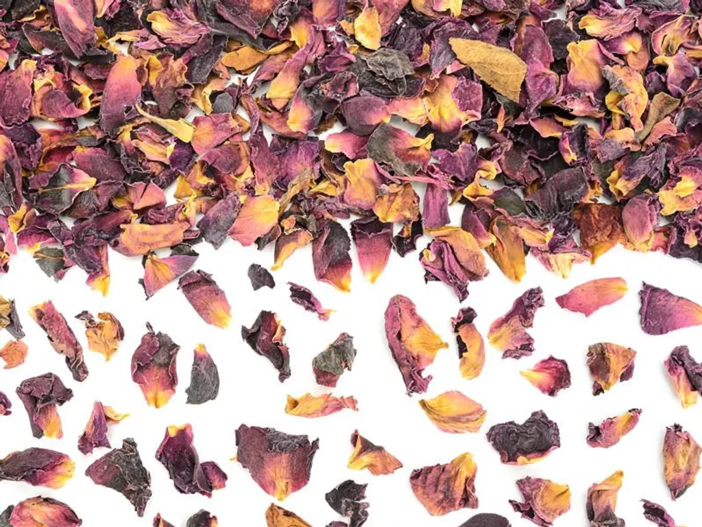Pétales de Rose Fuchsia Pink 400g Grandes Fleurs Séchées pour Décoration