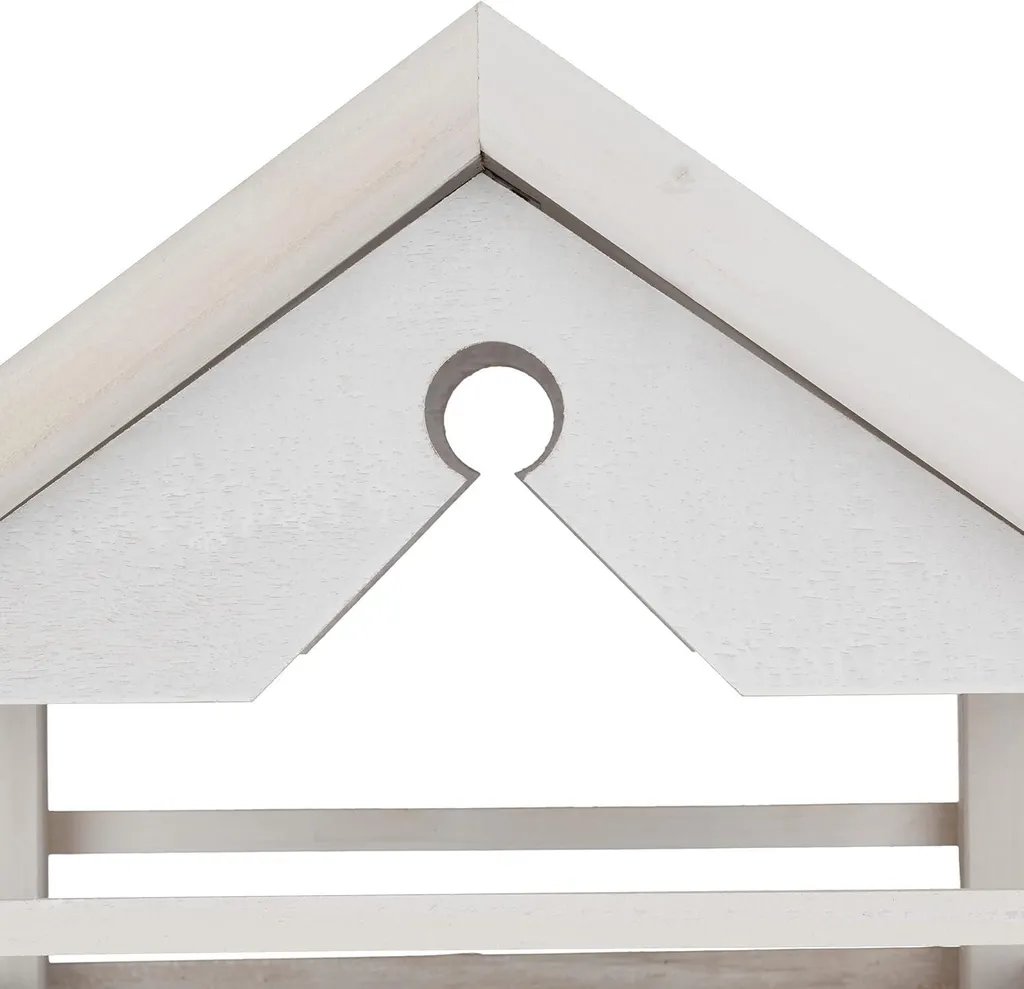 Grande maison oiseaux bois 120x62x55 cm toit étanche blanc Pimpelmees