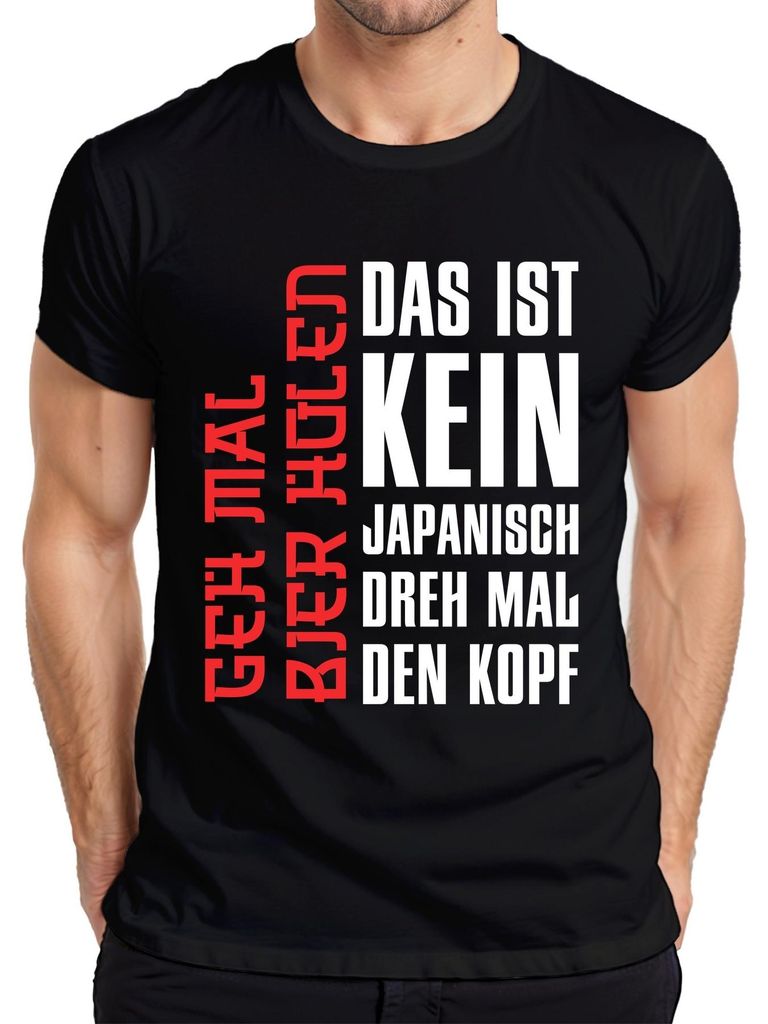 Das ist kein Japanisch Dreh mal den Kopf Anime Otaku Produktbild 