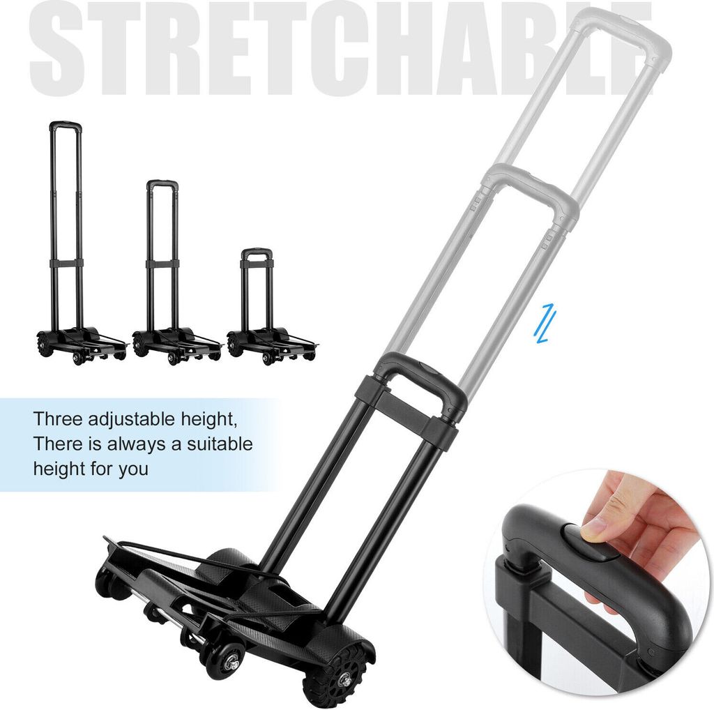 Mini Faltbare Sackkarre Klappbar Transportwagen 40KG Produktbild 9