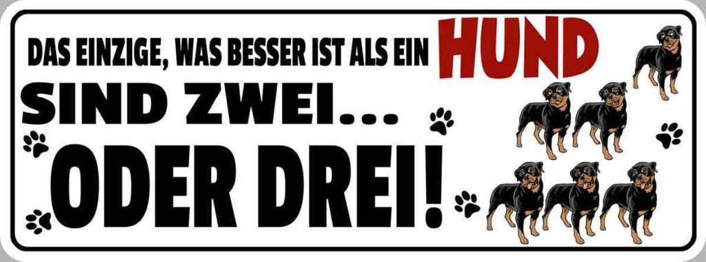 vianmo Holzschild 10x27 cm was besser ist als ein Hund Tier Haustier