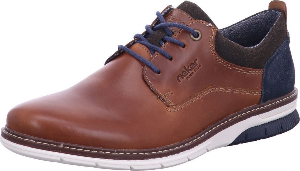 Rieker Veterschoenen Laag Veterschoenen Laag - Cognac - Maat 40