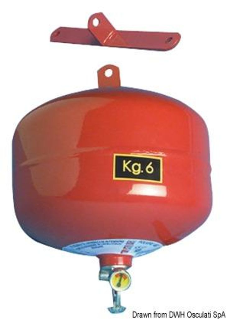 Pojemnik na gaśnicę proszkową 6 kg, 1 szt Zdjęcie produktu 