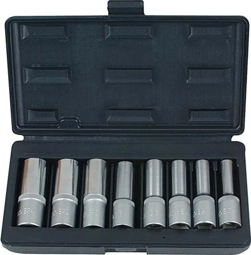 Douilles 1/2 TX-E longues E10-E24 KS Tools pour vis difficiles d'accès - 6