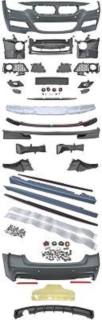 DIEDERICHS Bodykit 1217550 Hinten Vorne für BMW 3 Limousine (F30, F80) Kunststoff