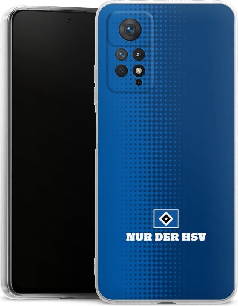 DeinDesign Handyhülle für Xiaomi Redmi Note 11 Pro 5G Silikon Hülle Case Smartphone Schutzhülle HSV Logo Offizielles Lizenzprodukt