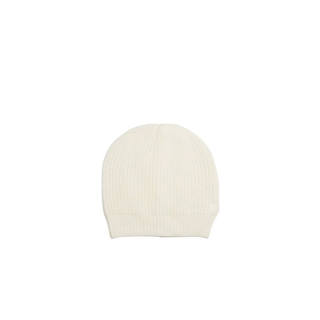 s.Oliver Strickmütze Mütze Knitted Hat White weiß