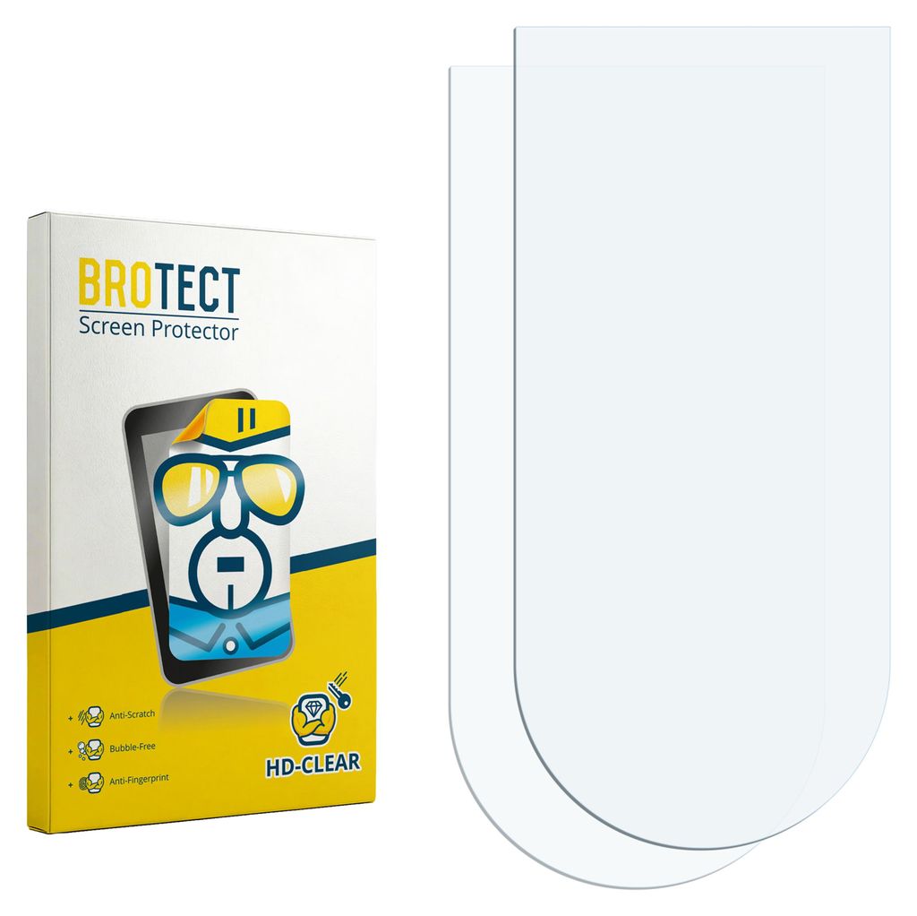 2x Für Egret X+ Schutzfolie BROTECT Displayschutz Display Schutz Folie Klar Transparent