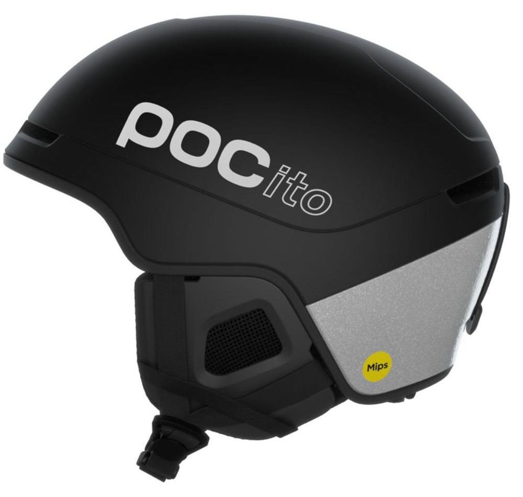 Kinder-Skihelm POC POCito Obex Uranium Black Matt Schwarz Produktbild 