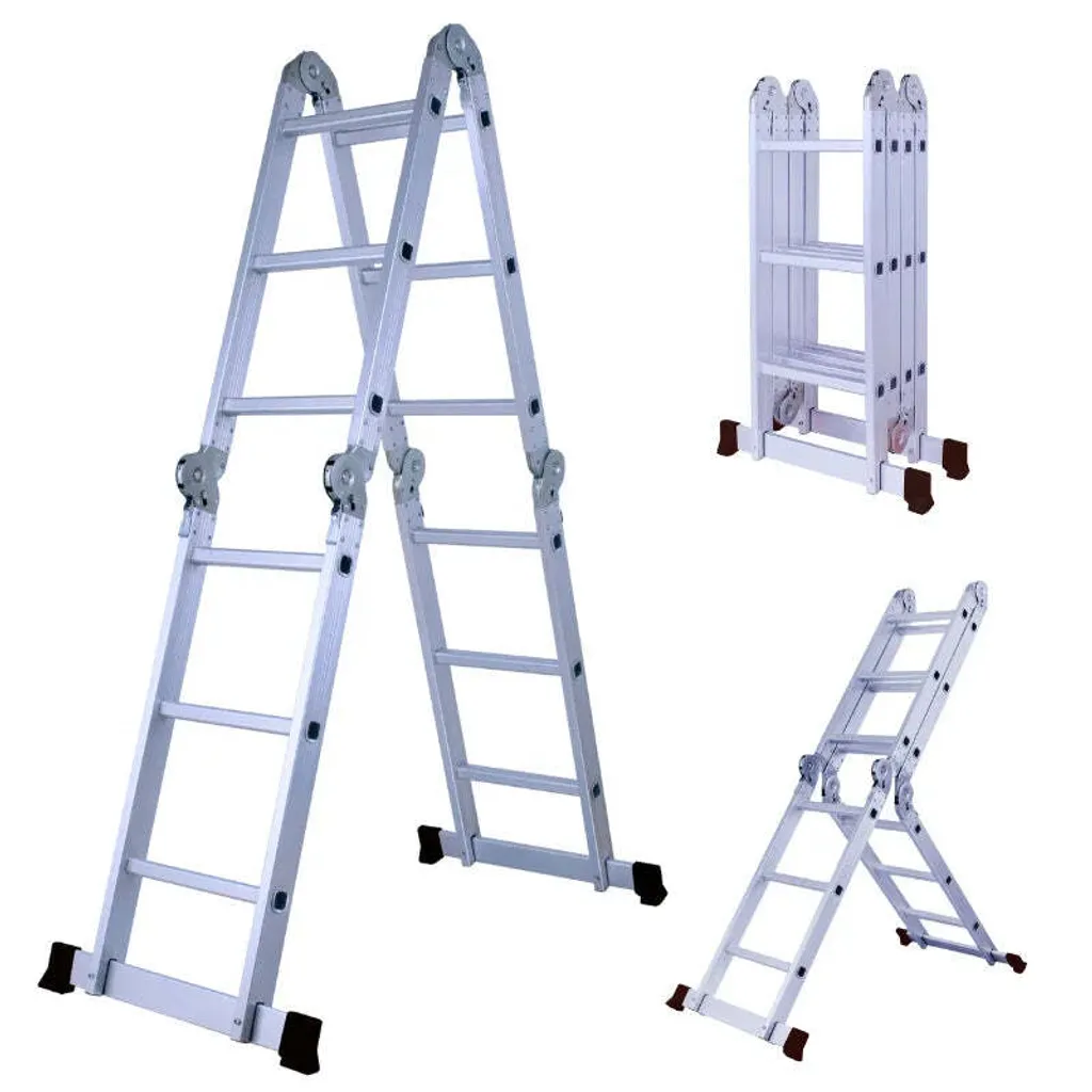 Échelle stable Herzberg HG5002-ALU pour éviter les chutes en hauteur