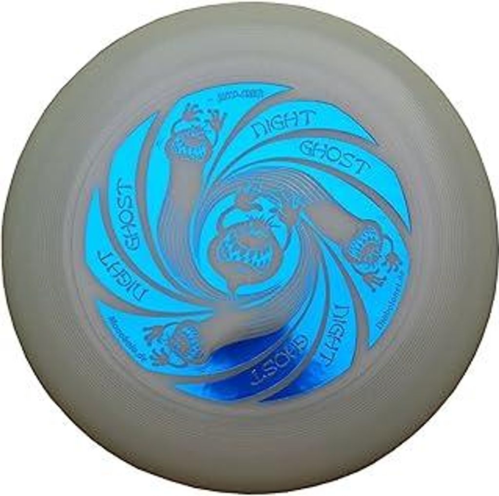 Discraft Ultimate Frisbee Ultra Star 175g Night Ghost Night Glow nachtleuchtend (Blau)