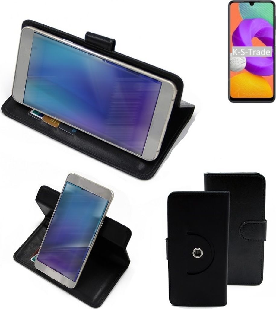 K-S-Trade Case Schutzhülle Handyhülle kompatibel mit Samsung Galaxy M22 Flipcase Smartphone Cover Handy Schutz Tasche Klapphülle Walletcase