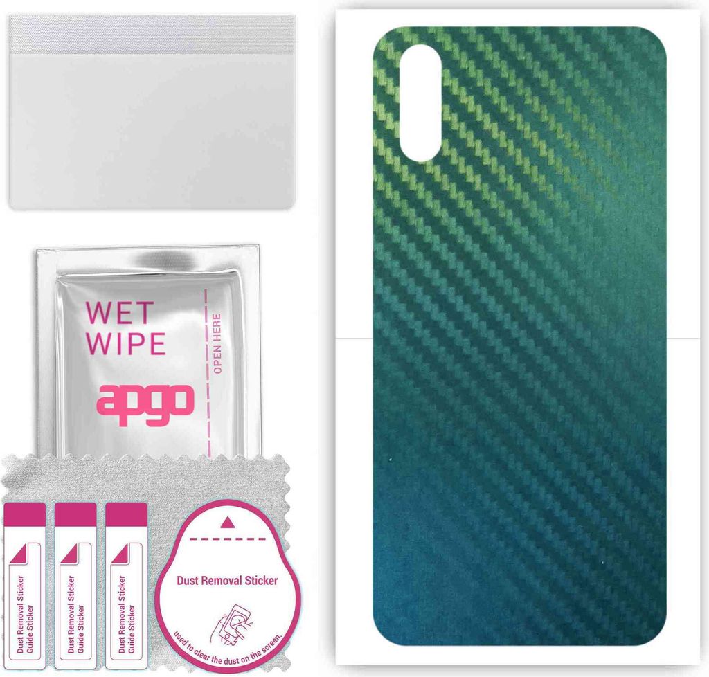 apgo Rückseite Schutzfolie, Skin, kompatibel mit Tecno Produktbild 