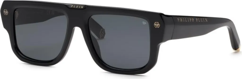 Lunettes de soleil Philipp Plein SPP179 50Z29 luxe pour homme en noir