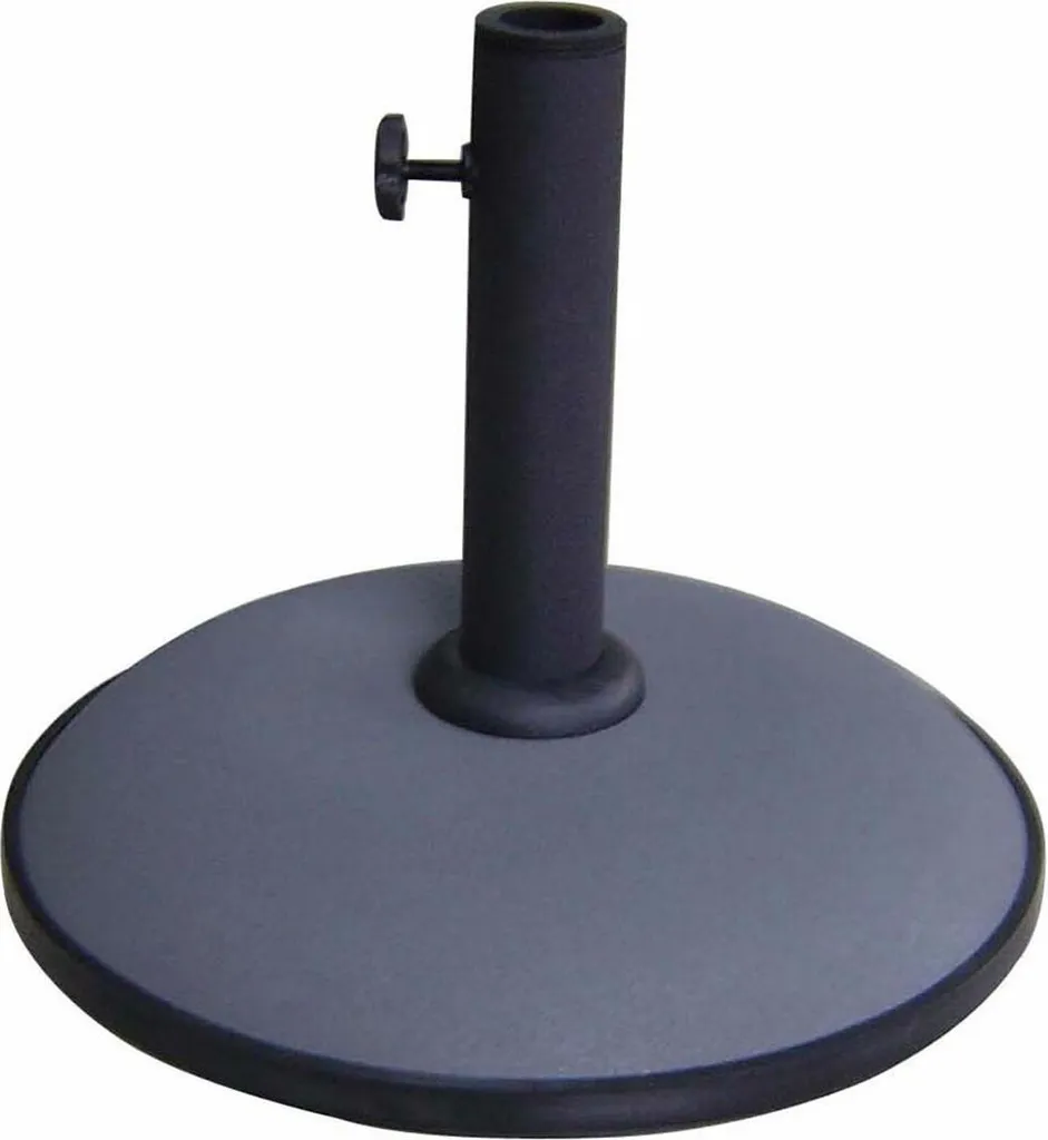 Support Parasol pour Piscine et Terrasse Gris 11kg, Idéal Petits Espaces