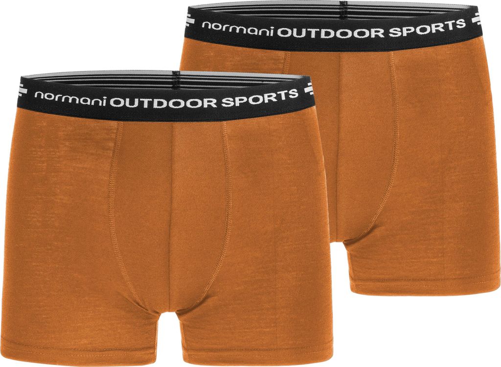 normani 2er Pack Herren Merino Boxershorts Unterhose