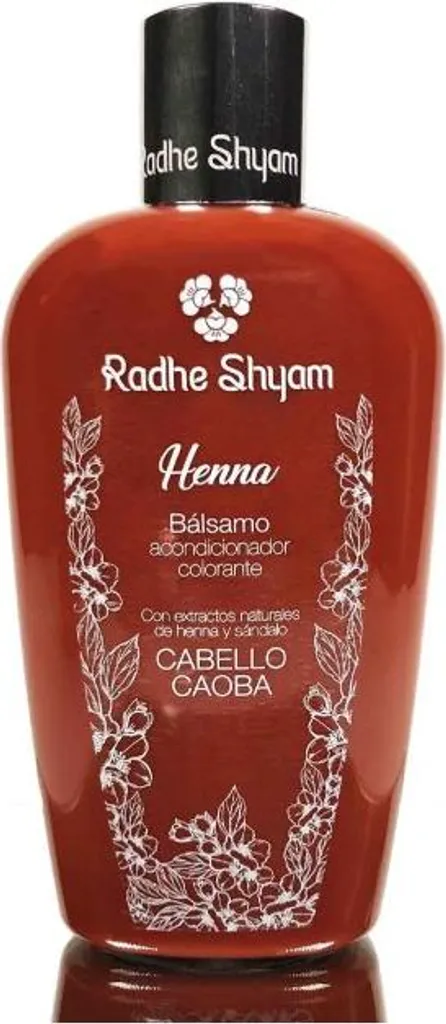 Balsamo Henné Radhe Shyam Caoba - Protezione Colore e Volume 400ml