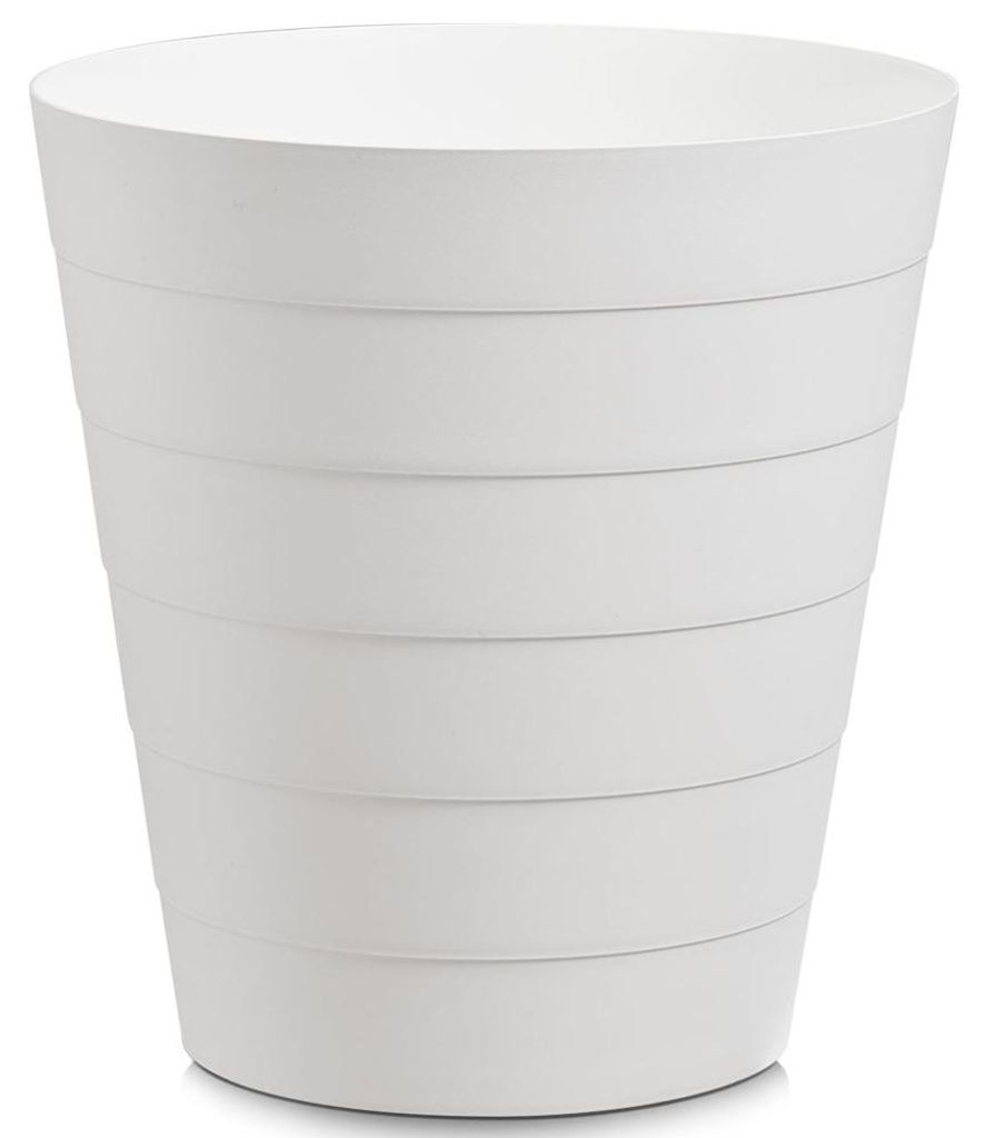 Zeller Abfalleimer, 13,5 Liter, Kunststoff, weiß, Ø29 x 30 Produktbild 