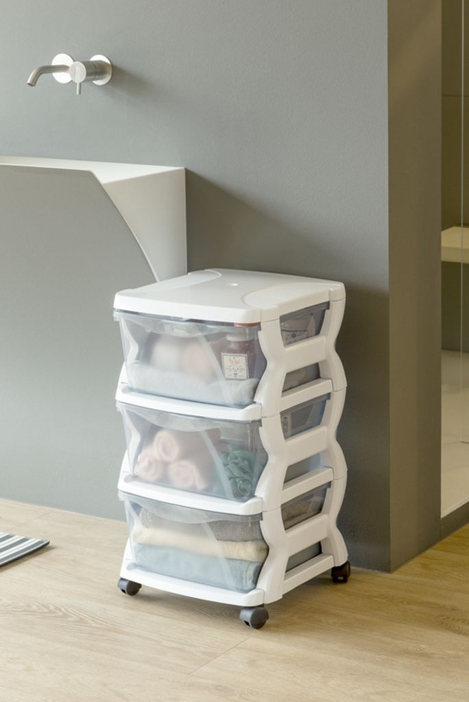 Rollcontainer INSIEME 3, weiß