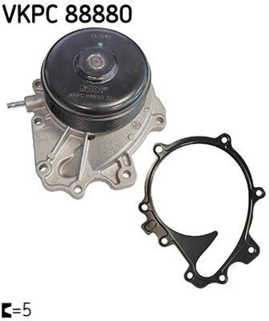 Pompe à eau SKF VKPC 88880 pour Mercedes-Benz Classe E W212 Berline