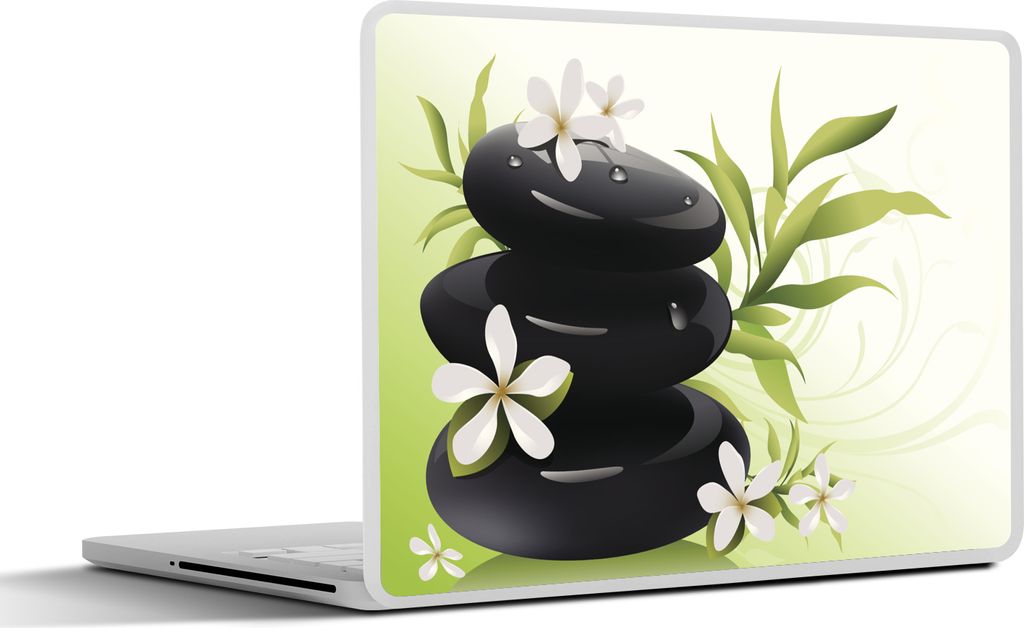 MuchoWow® Laptop Aufkleber Sticker Cover Gestapelte Produktbild 