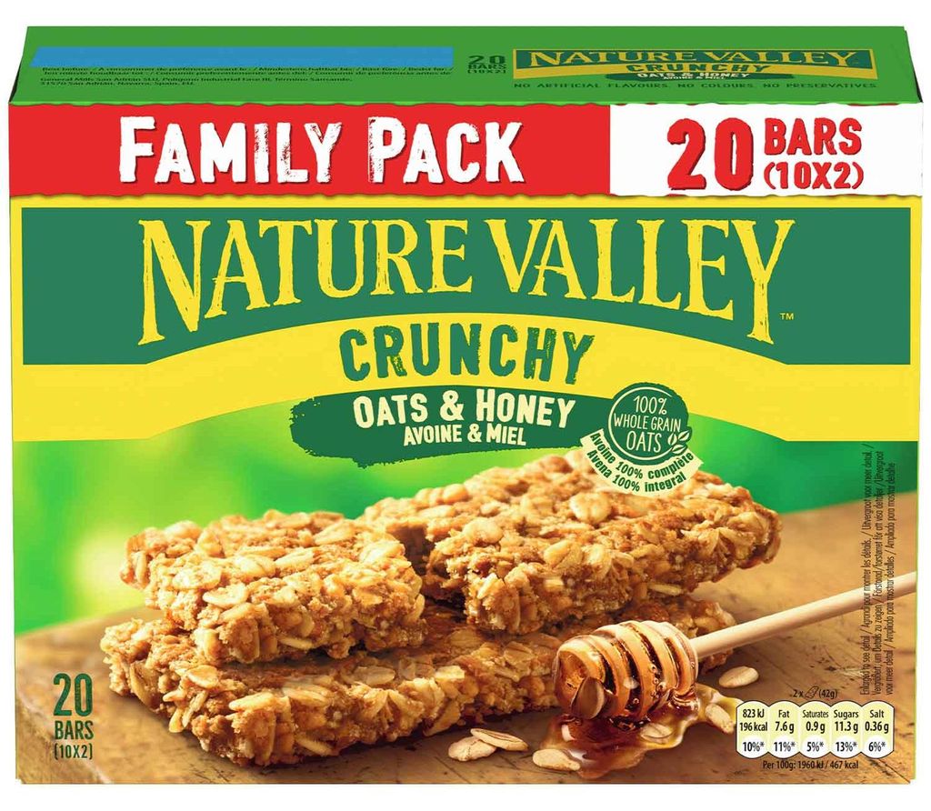 Nature Valley Crunchy Oats & Honig 10x2er Produktbild 