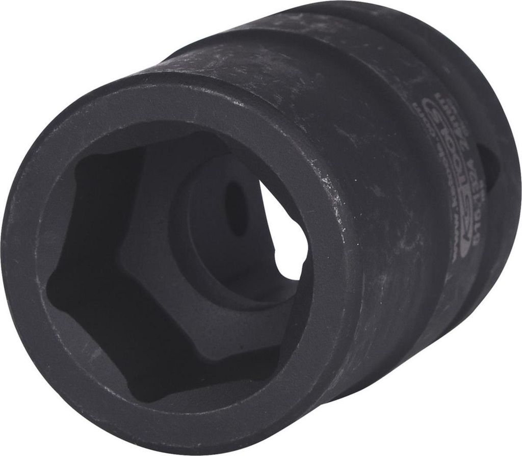 KS TOOLS 515.1324-E 3/4" Sechskant-Kraft-Stecknuss, kurz, 24mm, auf Hänger