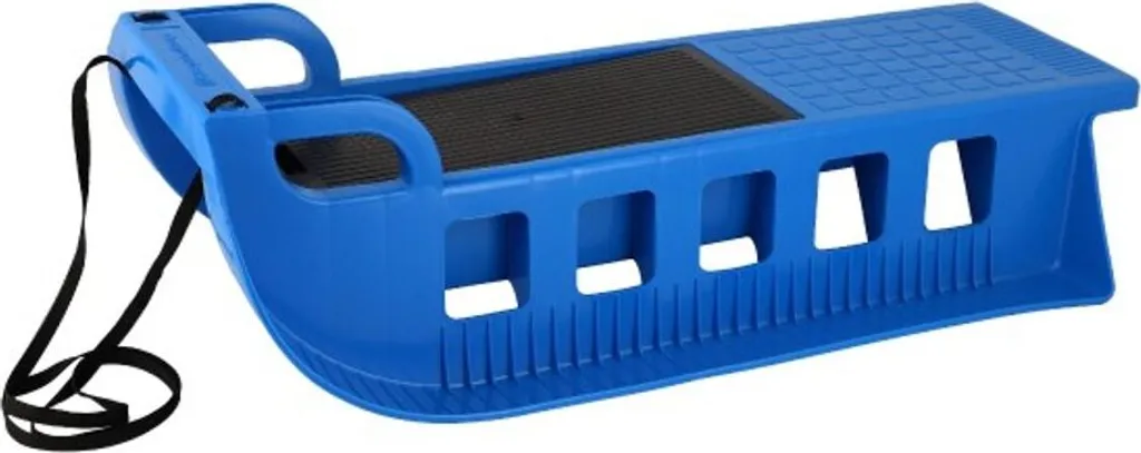 Traîneau léger Kamzik bleu 85cm facile à transporter avec sangle et sac