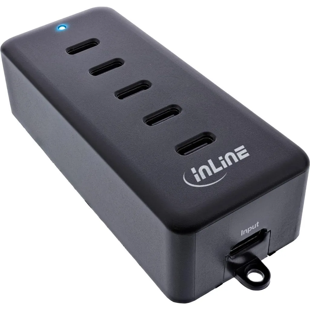 InLine PowerHub 100W : Finis les Manques de Prises avec ses 5 Ports USB-C