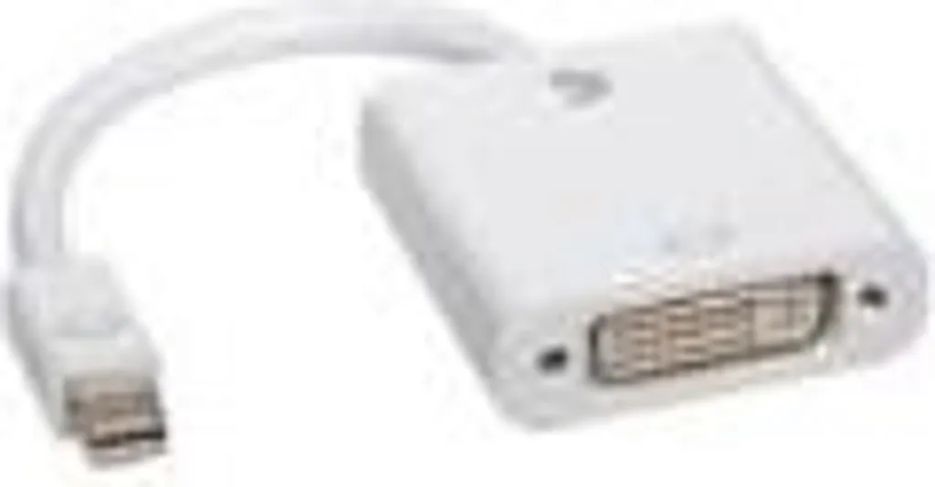 V7 CBL-MD1WHT-5E - Adattatore per cavo video (Mini DisplayPort, DVI-D, maschio, maschio/femmina, femmina) Colore bianco