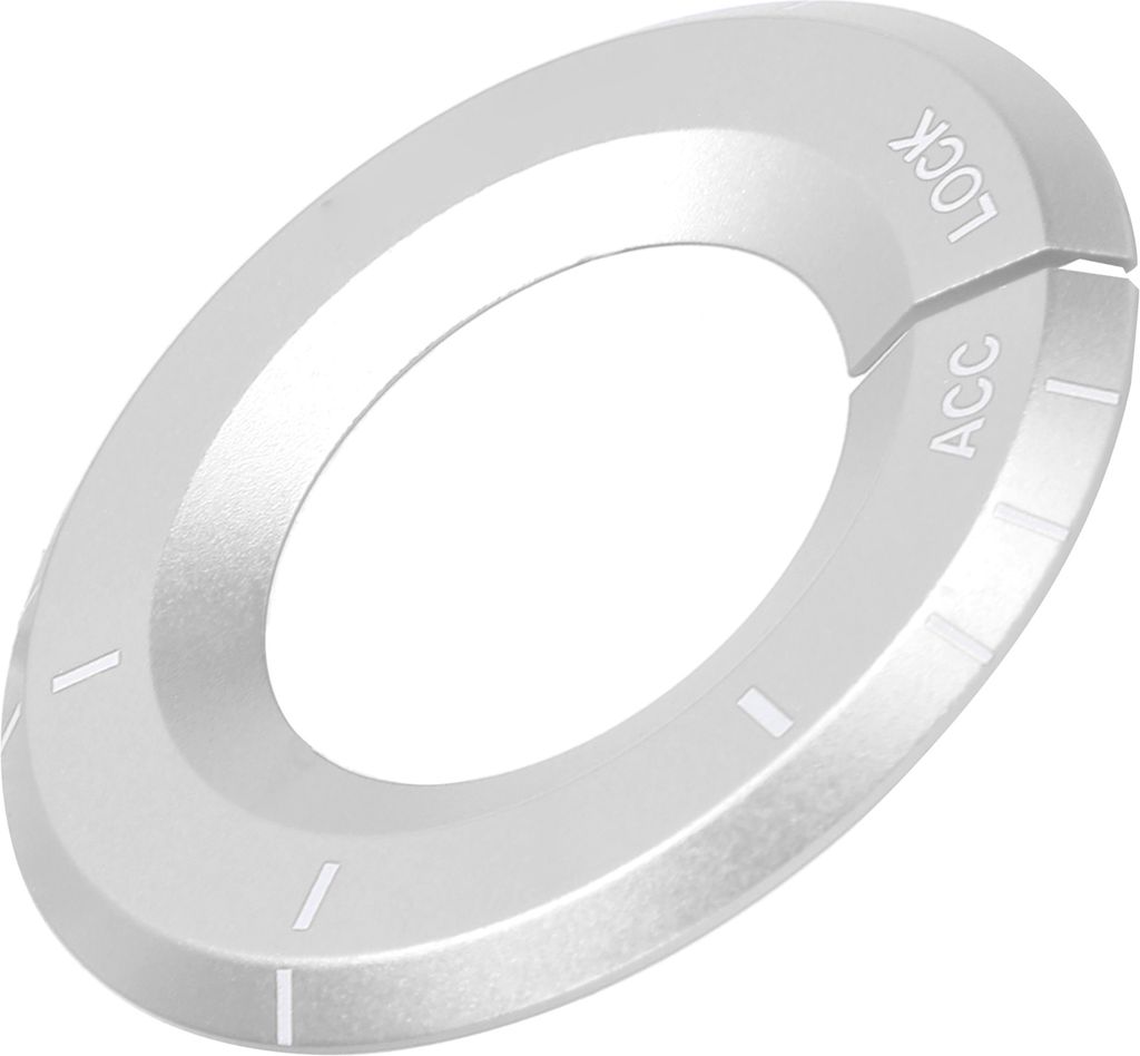 Zierring für Zündschalter, Autozubehör, Ersatzteil für Mercedes-Benz A-Klasse (Silber)