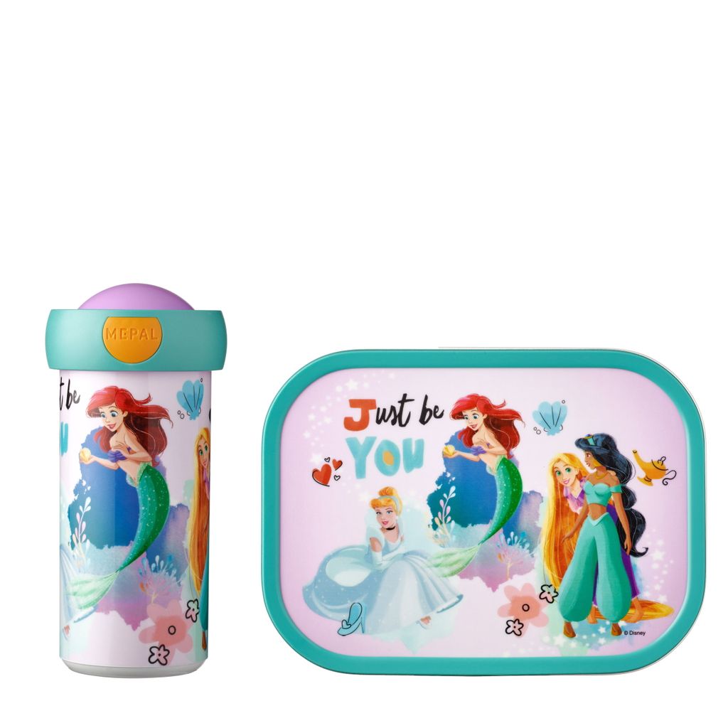Mepal - Campus Pausenset - Lunchset mit Verschlussbecher und Brotdose - disney princess