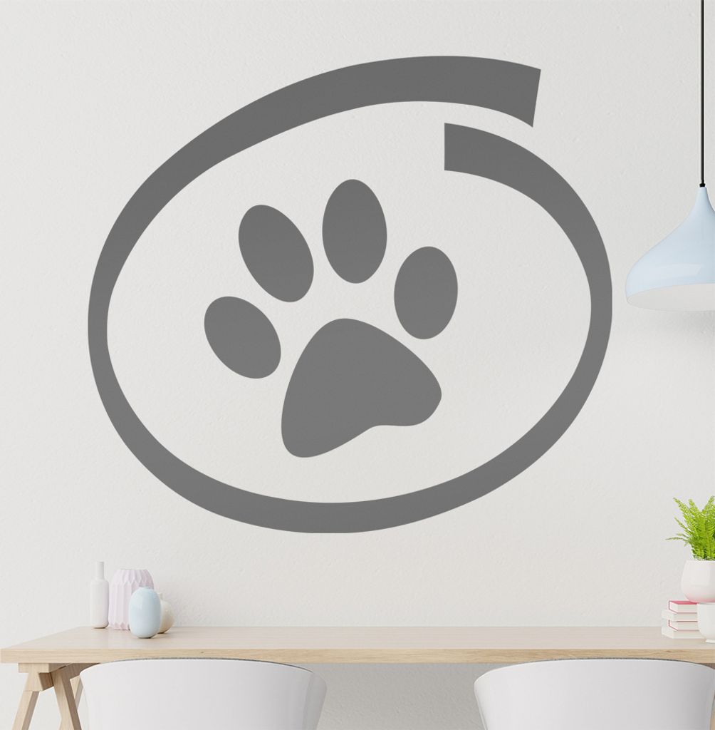 Bär inside Wandtattoo in 6 Größen - Wandaufkleber Wall Sticker - Dekoration, Küche, Wohnzimmer, Schlafzimmer, Badezimmer