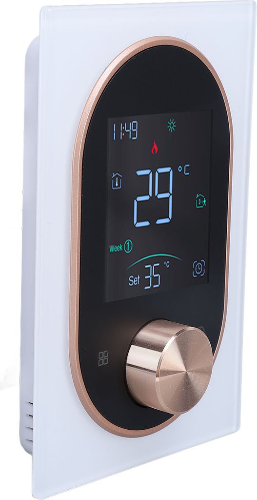 Intelligenter Farbthermostat,Programmierbarer intelligenter Farbthermostat,Programmierbarer Farbthermostat,Intelligenter Knopfthermostat,Intelligen...