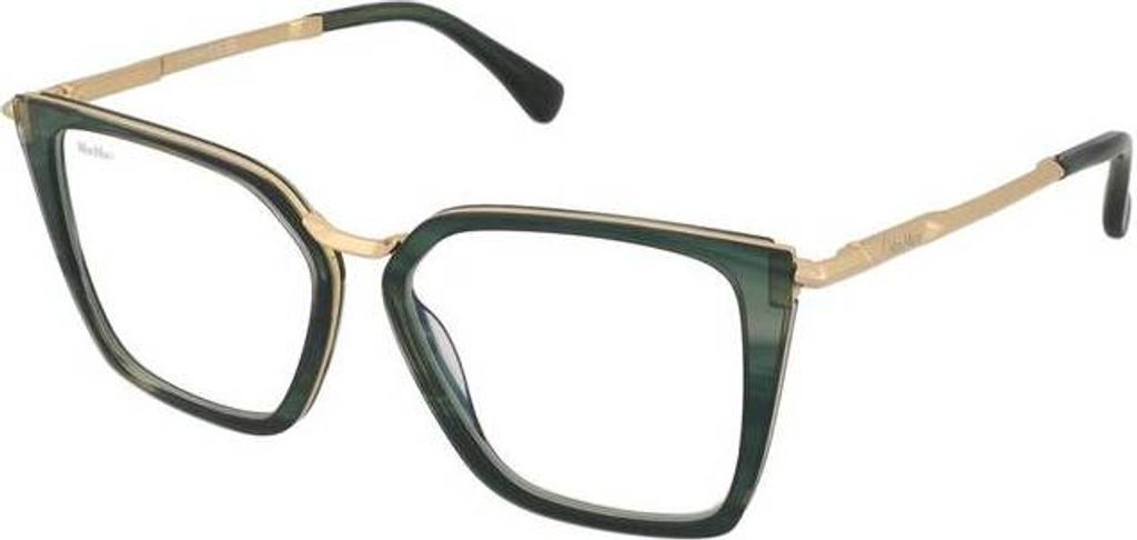 MAXMARA MM5151-B Dark green/striped 52/14/140 Damen Brillen