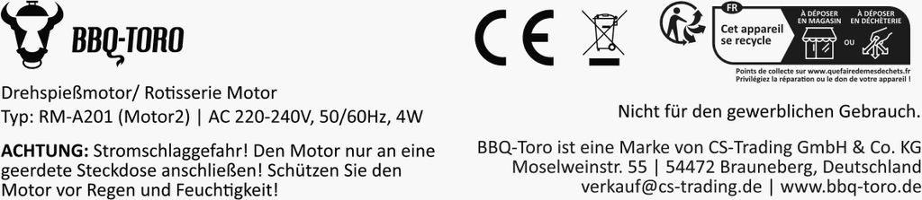 BBQ-Toro univerzálna sada grilovacích ražňov 90 cm, vrátane Obrázok produktu 5