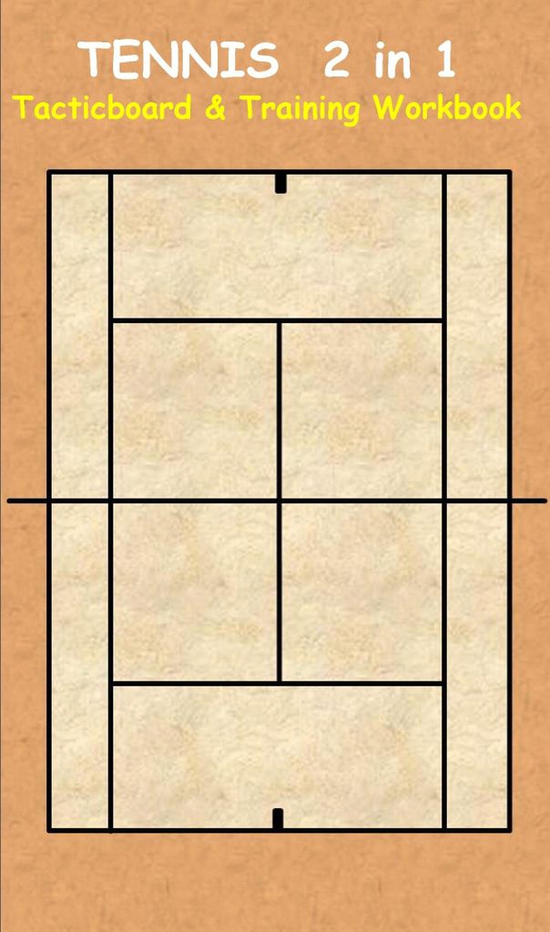 Tennis 2 in 1 Tacticboard and Training Workbook
