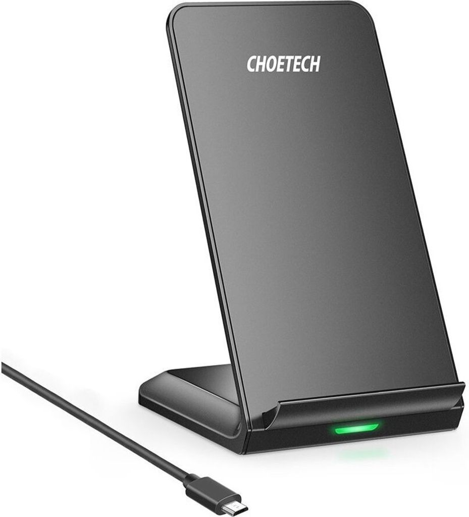 Choetech kabelloses Ladegerät 10W Handyständer + USB-Kabel Produktbild 