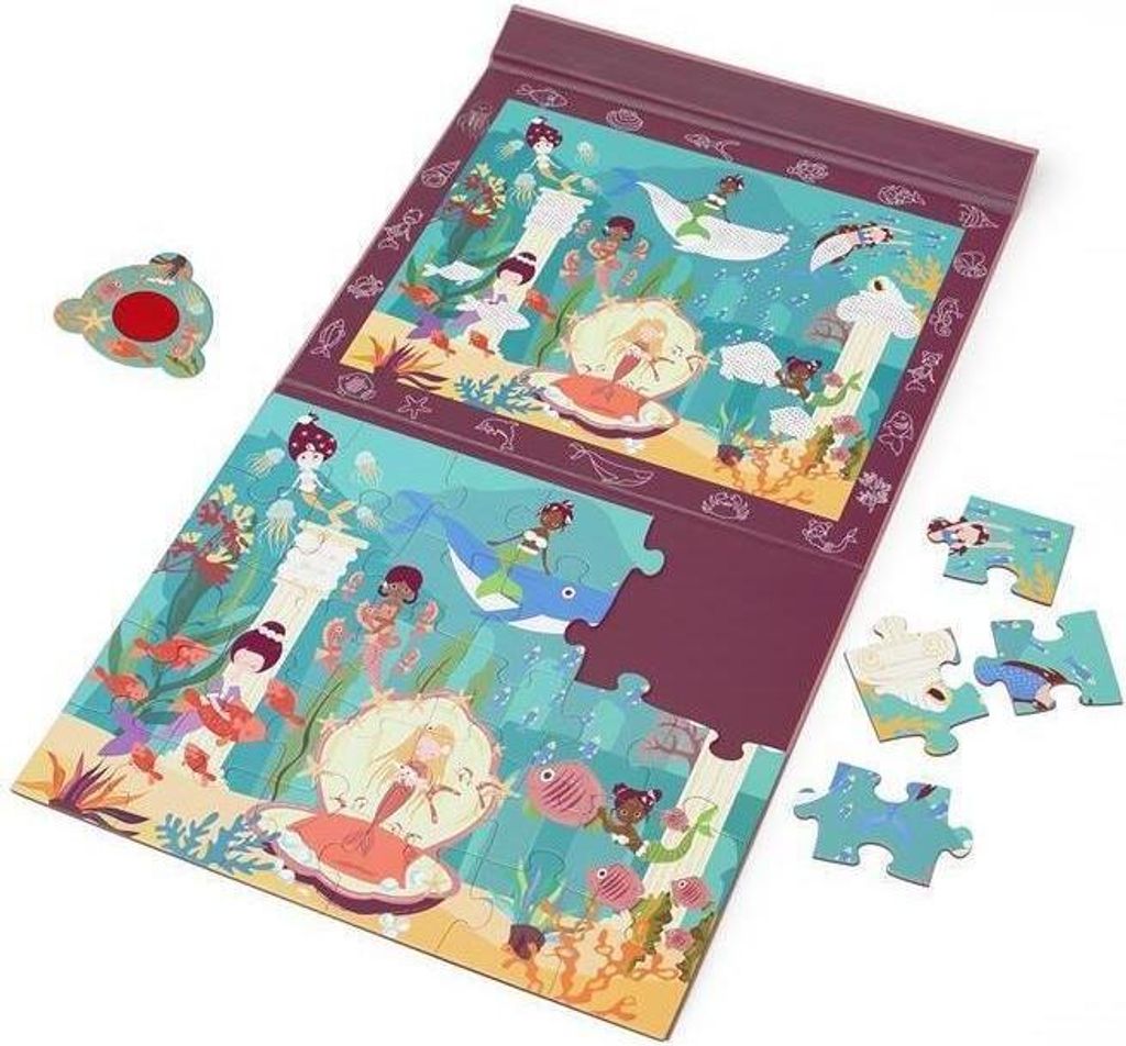 Magnetisches Entdeckerpuzzle Meerjungfrauen Produktbild 