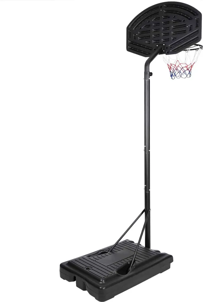 Panier de basket pour jardin et cour, hauteur réglable pour enfants - 4